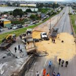 'Não dá mais pra segurar', reclamam motoristas após mais um acidente no Anel Rodoviário de Belo Horizonte