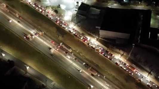 Trecho sentido Vitória tem mais de 10 quilômetros de congestionamento