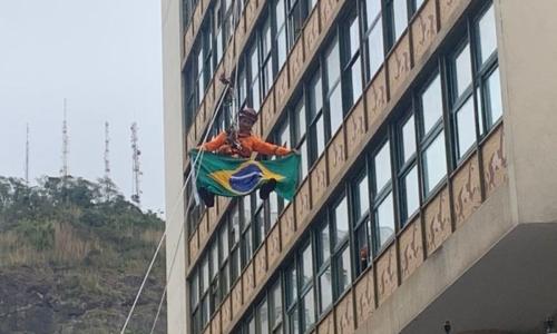 treinamento tirolesa dia do bombeiros juiz de fora