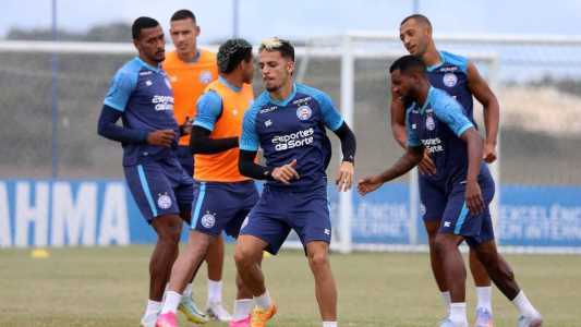 Treino do Bahia nesta sexta-feira (22)