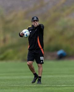 Treino do Atlético em Cusco, no Peru, antes de estreia na Sula contra o Cienciano