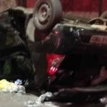 Carro capota e deixa cinco feridos na Pampulha, em BH