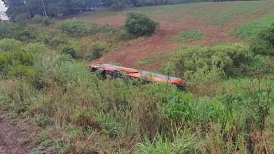 Três pessoas ficaram gravemente feridas após o acidente