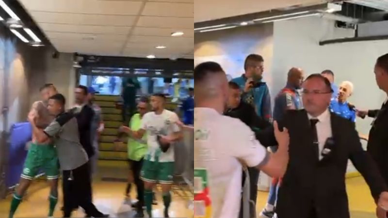 Fim de jogo entre Cruzeiro e Juventude tem confusão na zona mista do Mineirão