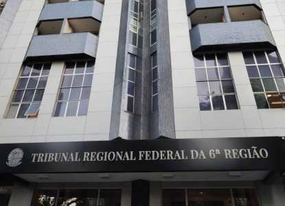 Fachada da sede do Tribunal Regional Federal da 6ª Região, em Belo Horizonte