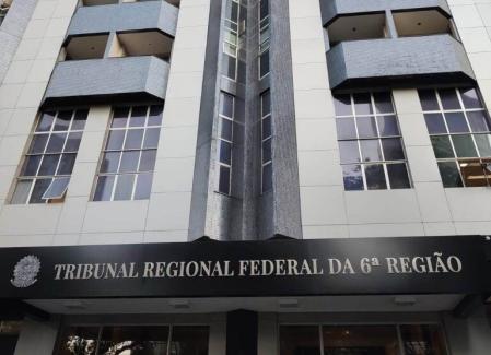 Fachada da sede do Tribunal Regional Federal da 6ª Região, em Belo Horizonte