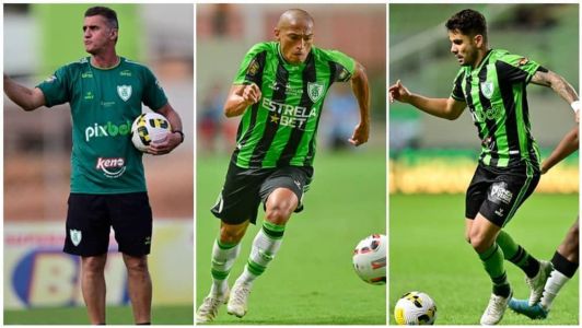 Trio do América chegou ao sétimo rebaixamento na história dos pontos corridos