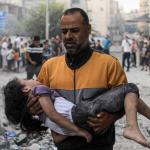Guerra Israel x Hamas deixa 2.215 mortos em Gaza; 724 são crianças