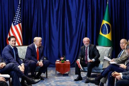 Lula e Trump se encontram no Salão Oval da Casa Branca nesta quinta-feira (07)