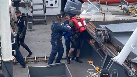 Turista argentino foi resgatado pela Marinha