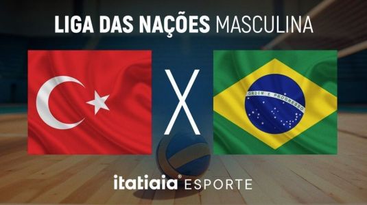 Turquia x Brasil, pela Liga das Nações Masculina de Vôlei