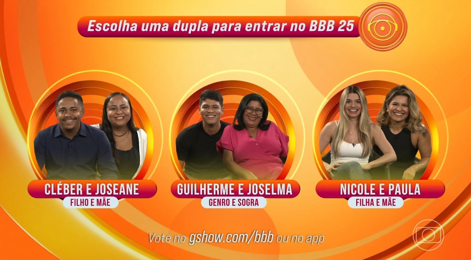 Enquete BBB: com reviravolta, dupla deve conquistar última vaga no reality