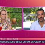 BBB 25: Ana Maria Braga desmascara Thamiris e Camilla para Mateus Pires