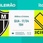 Atlético x Criciúma: assista, ao vivo, à transmissão da Itatiaia