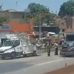Colisão entre caminhões, seguida de atropelamento, trava o anel rodoviário em BH 