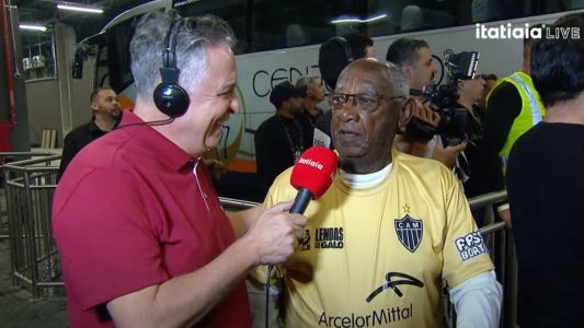 Ubaldo Miranda, de 91 anos, é um dos grandes nomes da história do Atlético