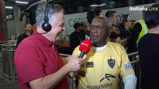 Ubaldo Miranda, de 91 anos, é um dos grandes nomes da história do Atlético