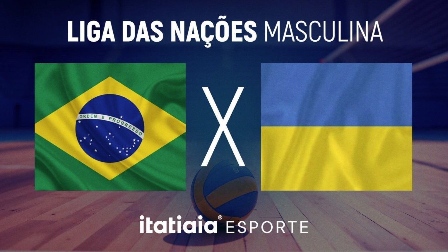Horário e onde assistir Ucrânia x Brasil, pela Liga das Nações Masculina