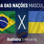 Horário e onde assistir Ucrânia x Brasil, pela Liga das Nações Masculina
