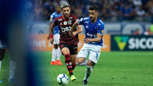 Última partida entre Cruzeiro x Flamengo no Mineirão, em 2019