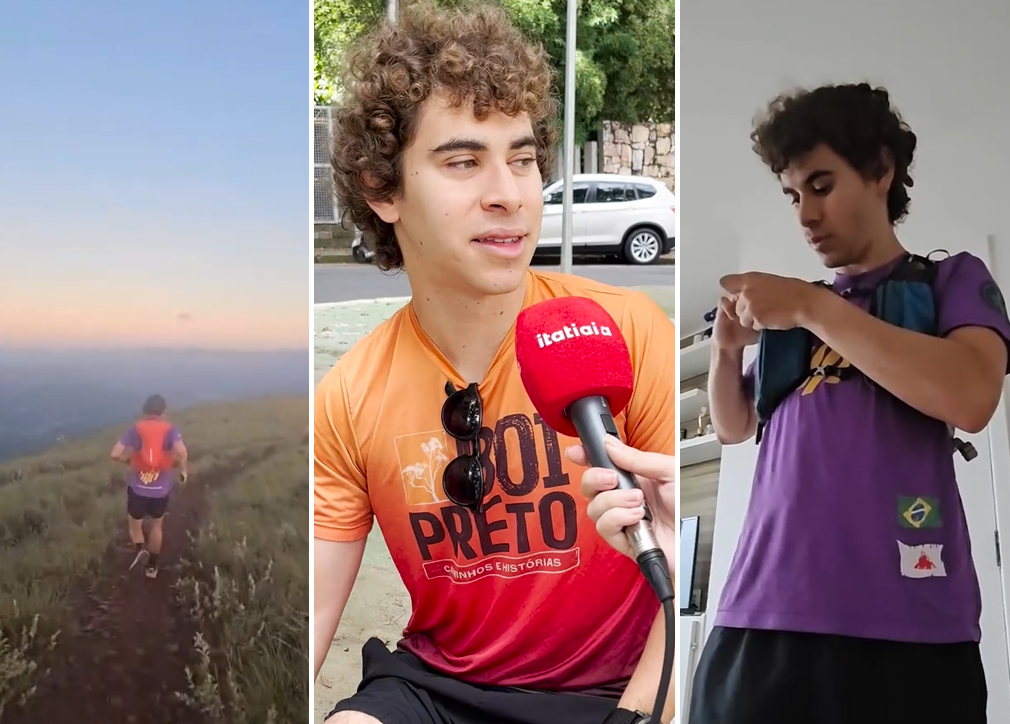 Vídeo: conheça o ultramaratonista que já fez 45 km em 5 horas em rotatória de BH