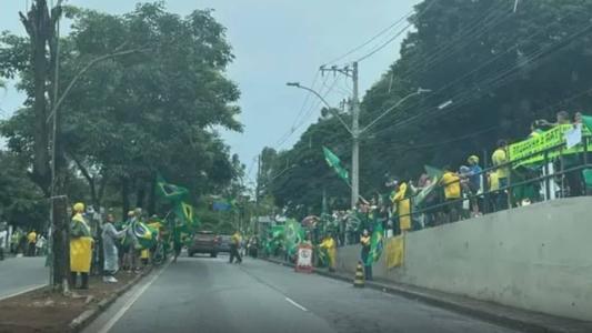 Um dos alvos da operação Lesa Pátria participou de atos na avenida Raja Gabaglia