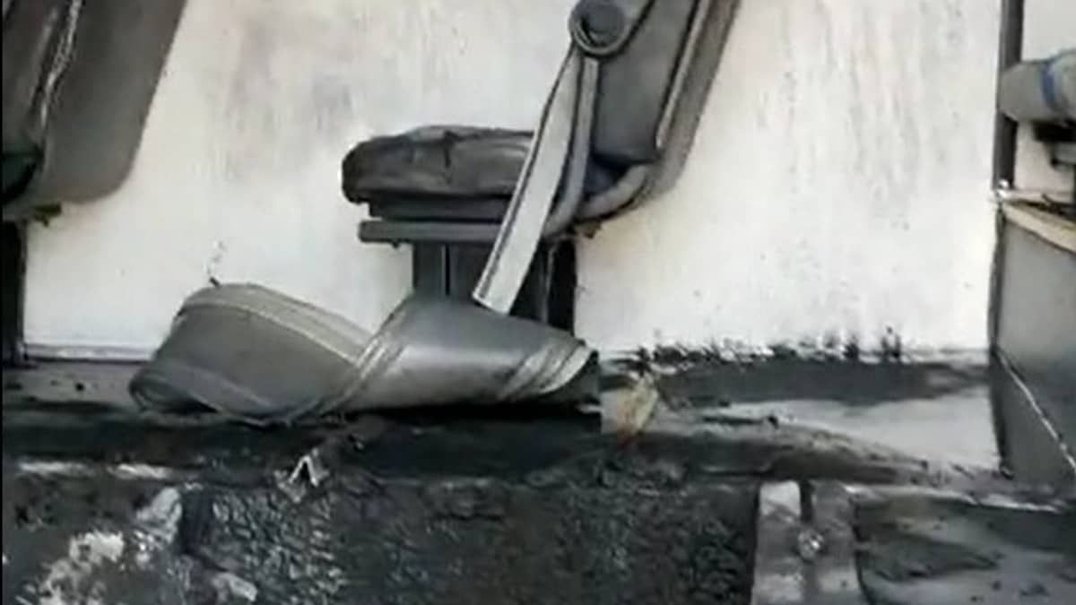 Vídeo: ônibus do Move pega fogo em Belo Horizonte