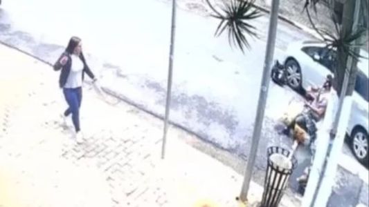 Uma cadela quebrou a bacia após ser atropelada