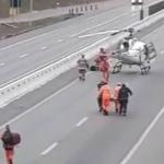 Carro capota e deixa duas pessoas feridas na MG-10, em Vespasiano