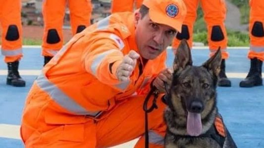 Uma equipe com quatro militares e três cães foi enviada para o Rio Grande do Sul