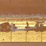 Veja fotos do acidente entre helicóptero e avião em Washington D.C, nos EUA