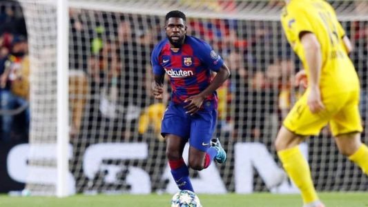 Umtiti pelo Barcelona em 2019