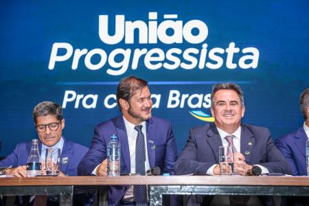 Lideranças do União Brasil em evento, na capital federal, no último dia 19.