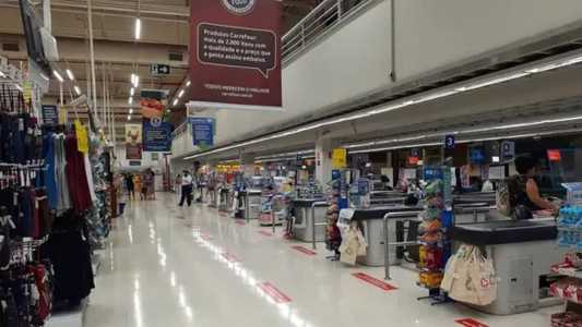 Unidade do Carrefour no Shopping Del Rey foi fechada em junho