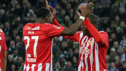 Union Berlin venceu neste domingo (23) o Borussia Monchengladbach