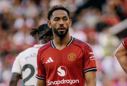 Matheus Cunha em ação pelo Manchester United na temporada 2025/2026