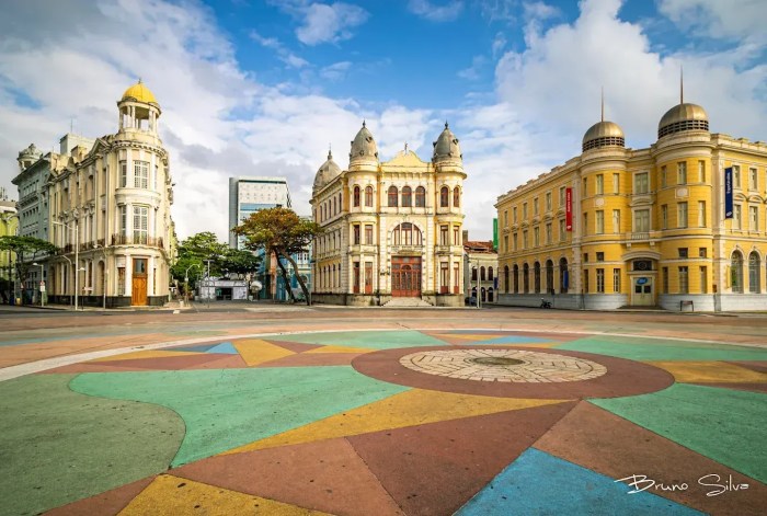 Praça do Marco Zero em Recife