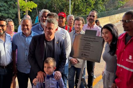 Obra do Orçamento Participativo foi inaugurada no Barreiro nesta quinta-feira (5)