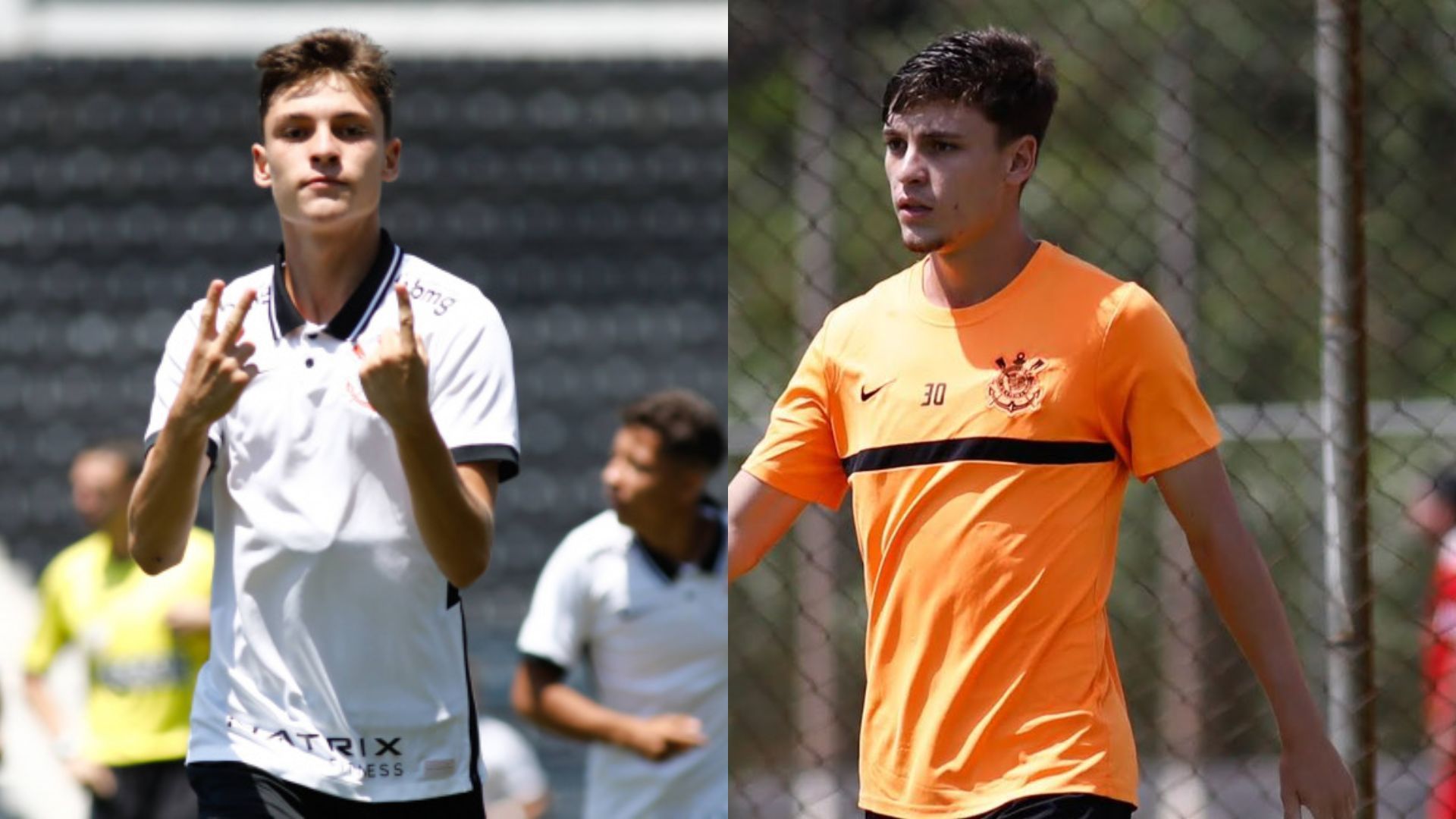 Mirando profissional, joia do Corinthians dá 'salto' físico e ganha quase 4kg