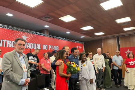 Posse da deputada estadual Leninha como presidente estadual do PT