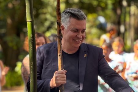 Prefeito de Belo Horizonte, Álvaro Damião participou do lançamento do Pmau