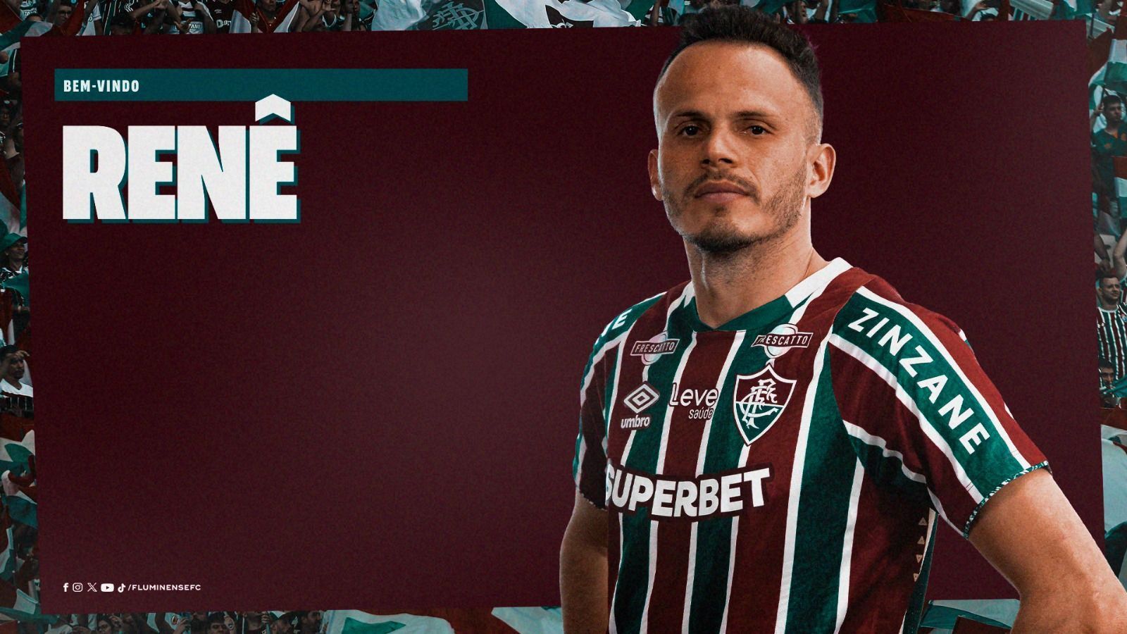 Fluminense anuncia contratação de Renê, que estava no Internacional