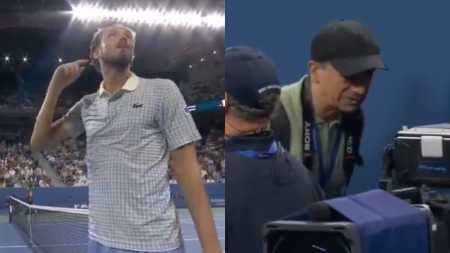 Estreia de Medvedev no US Open 2025 foi traumática e contou com 'invasão' de fotógrafo
