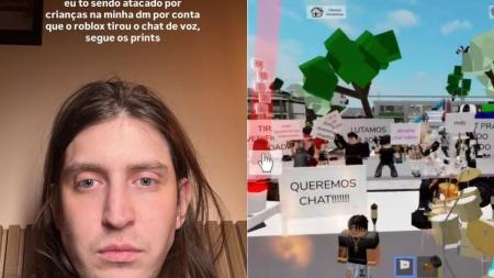 Usuários do Roblox chamam Felca de 'assassino' durante protestos no jogo