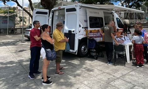 Vacimóvel na Praça Antônio Carlos no Centro de Juiz de Fora