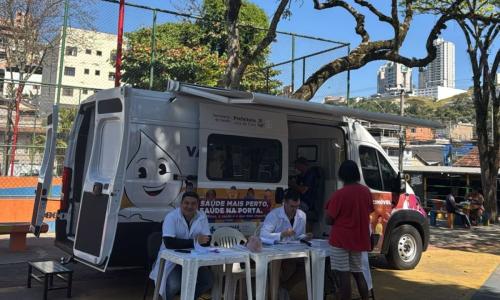 Vacimóvel na Praça do Bairro Santa Luzia em Juiz de Fora