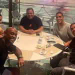 Novo reforço do Sport, Michel Lima é 'recebido' por Vagner Love no Recife