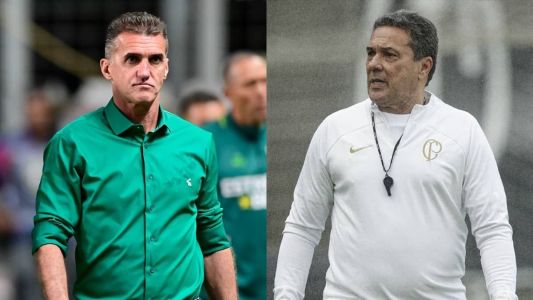Vagner Mancini e Vanderlei Luxemburgo, técnicos de América e Corinthians