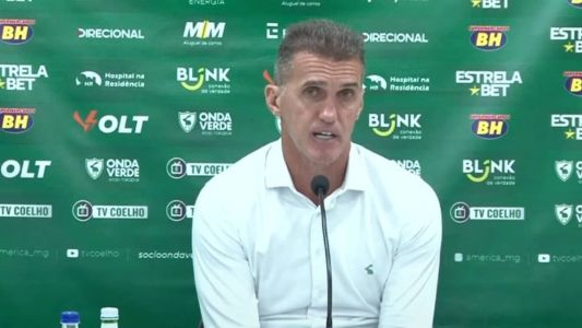 Vagner Mancini fez elogios, mas também citou "puxão de orelha" no elenco do América