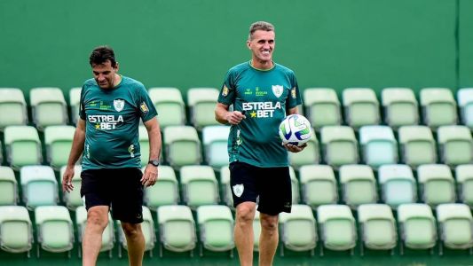 Vágner Mancini promoveu alterações no time titular do América para enfrentar o Santa Cruz